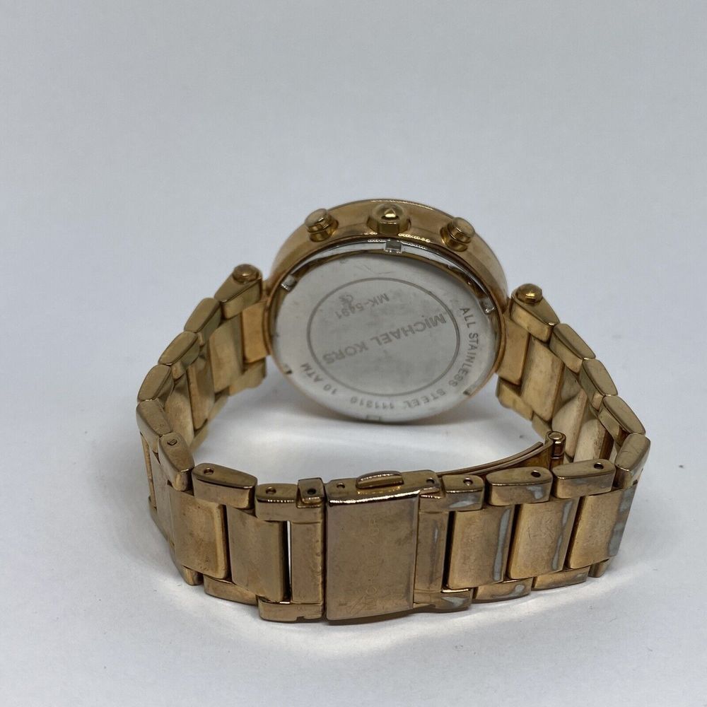 Michael Kors Parker MK5491 Womens Stainless Steel Analog Dial Quartz Watch WO7 - Picture 10 of 12